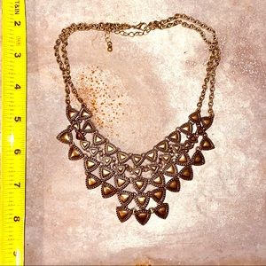 Necklace: Stunning, heavy piece. Perfect condition.